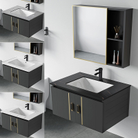 藤印象浴室柜洗手盆柜组合卫生间洗脸盆小户型一体卫浴洗漱台洗手台收纳