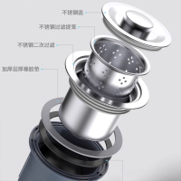 藤印象不锈钢水槽单槽洗菜盆水池大洗碗池厨房家用厚小洗手盆单盆