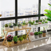 藤印象花架子室内阳台多肉植物花盆架现代客厅落地式多层置物架新款