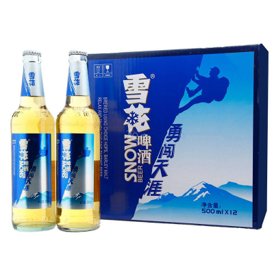 雪花勇闯天涯啤酒500ml*12整箱装