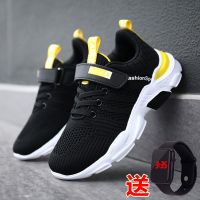 新款春秋男童运动鞋透气儿童跑步鞋中大童女童休闲鞋男孩鞋子abc