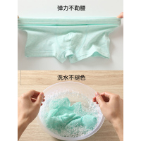 青少年内裤男纯棉平角裤发育期初中学生四角13男生男孩14岁大童15