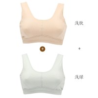 中老年内衣女纯棉布无钢圈无海绵背心套头大码妈妈文胸老人胸罩