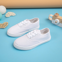 亲子儿童帆布鞋2020男女童鞋秋款小白鞋大小童女童布鞋子宝宝鞋