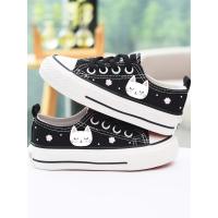 儿童帆布鞋女童布鞋2021春季新款童鞋学生休闲女童鞋软底女孩鞋子