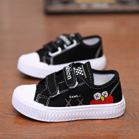 2021春秋新款童鞋男童鞋时尚帆布鞋学院风儿童鞋子百搭女童休闲鞋