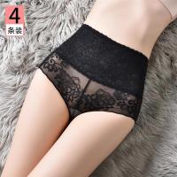 高腰蕾丝内裤女舒适女士收腹提臀无痕女性惑性感纯棉激情冰丝