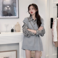 马甲背心针织衫2021年新款女外穿坎肩毛衣马夹韩版中长款百搭上衣