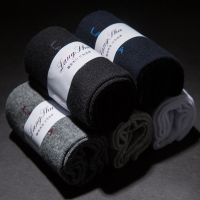 袜子男士纯棉中筒四季款全棉防臭吸汗透气长短袜秋冬厚袜子