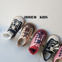 韩国儿童帆布鞋男女宝宝一脚蹬休闲鞋透气单鞋幼儿园室外鞋子潮童
