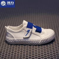 童鞋2021新款帆布鞋魔术贴男童鞋子儿童帆布鞋女童春季小白鞋