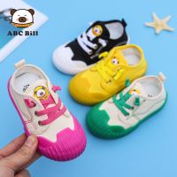 宝宝学步鞋儿童帆布鞋女童软底包头男童运动鞋