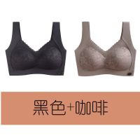 泰国乳胶无痕美背内衣女无钢圈蕾丝性感文胸防下垂运动背心式胸罩