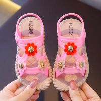 女童凉鞋2020夏季宝宝公主凉鞋软底防滑小孩可爱凉拖鞋花朵沙滩鞋