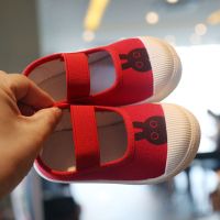 儿童帆布鞋一脚蹬宝宝套口运动鞋春秋季新款男童女童板鞋防滑软底