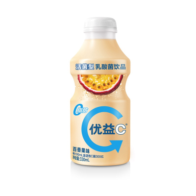 蒙牛 优益C活菌型乳酸菌饮品 百香果味330ml