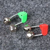 海杆报警器电子鱼铃铛海杆抛竿上鱼自动钓鱼电子报警器旋转铃铛|普通小铃铛 5个装(买俩套5个装再送1套5个装)