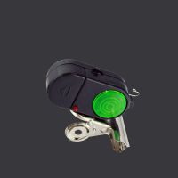 防水声光上鱼钓鱼报警器海竿矶竿抛竿报警器鱼竿电子鱼铃渔具|黑色金属夹子单灯报警器 1个