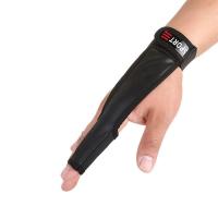 路亚单指手套露指皮手套海竿抛竿护指手套钓鱼手套矶钓单指|黑色