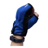 三指钓鱼手套加绒户外防晒防滑保暖路亚钓手套钓鱼用品|露三指蓝色普通