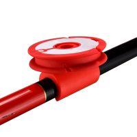 钓鱼竿通用鱼线收纳器线轴连接器硅胶卡竿收纳圈鱼线绕线器鱼具