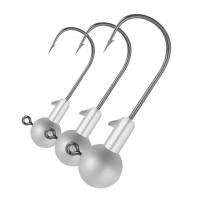 鱼钩大全微物路亚铅头钩防挂底加强版曲柄鲫鱼钩套装小号50枚