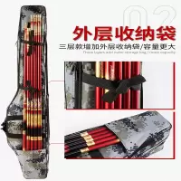 鱼竿包大容量渔具包钓鱼包多功能防水鱼杆包鱼包轻便鱼具包
