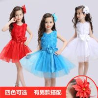 六一儿童节演出服女童蓬蓬裙公主男童背带裤幼儿园合唱服表演服装