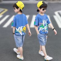 男童夏装套装2021新款帅洋气潮儿童装韩版夏季网红男孩时髦两件套