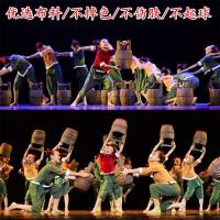 第十届小荷风采我心中的河儿童舞蹈演出服六一木桶道具元旦表演服