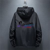 男士外套春秋季潮流宽松男装韩版夹克加肥加大码胖子夏季防晒衣服