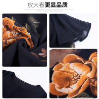 胖妈妈装套装2021新款50-60岁上衣中老年女短袖洋气大码女装夏装