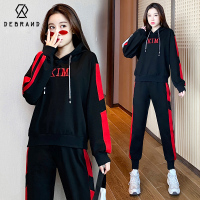 DEBRAND运动服套装卫衣女春秋2021新款女装时尚洋气秋装两件套
