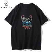 DEBRAND潮牌正品网红显瘦潮款纯棉t恤男女同款百搭嘻哈潮流款短袖