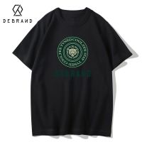 DEBRAND潮牌正品短袖高质量纯棉黑白两色小众设计百搭休闲宽松t恤