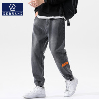 DEBRAND牛仔裤男士春秋款时尚百搭束脚裤子男宽松百搭潮流休闲裤