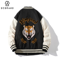 DEBRAND2022虎年本命年外套男设计感小众痞帅棒球服oversize夹克