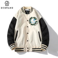 DEBRAND棒球服男士设计感小众春秋季飞行员夹克韩版潮流ins外套