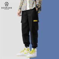 DEBRAND工装裤男春秋新款韩版潮流潮牌运动长裤宽松束脚休闲裤子