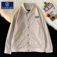 DEBRAND灯芯绒外套女士2022年春秋季新款潮流ins休闲小众别致上衣