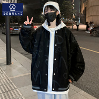 DEBRAND外套女春季2022新款潮ins宽松韩版百搭夹克盐系工装棒球服