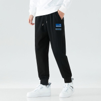 DEBRAND裤子男2022新款休闲九分裤长裤潮流运动裤宽松春秋款ins风