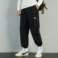 DEBRAND工装裤子男2022新款春季宽松休闲裤百搭束脚潮流长裤春秋