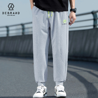 DEBRAND裤子男士春秋潮牌宽松百搭运动休闲长裤潮流高街束脚裤男