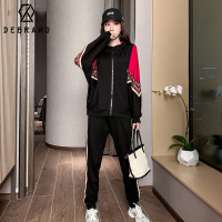 DEBRAND广场舞套装女2022春款运动服两件套鬼步舞束脚裤哈伦裤