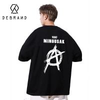 DEBRAND重磅短袖t恤男士2022新款夏季美式复古潮牌ins潮夏装上衣