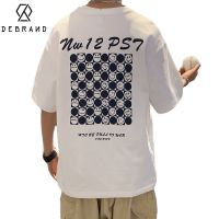 DEBRAND短袖t恤男夏季2022新款纯棉衣服男装宽松男生百搭休闲上衣