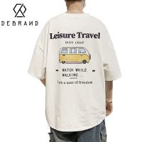 DEBRAND港风潮男短袖潮流百搭潮牌ins原宿风t恤百搭宽松夏季上衣