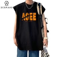 DEBRAND背心男夏季潮牌ins宽松纯棉无袖t恤韩版潮流港风坎肩上衣