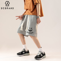 DEBRAND华夫格短裤男夏季薄款篮球训练五分裤宽松帅气百搭休闲裤